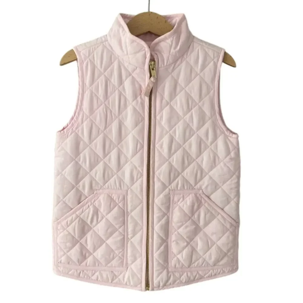 Crewcuts Quilted Vest - Pale Pink - 4-5